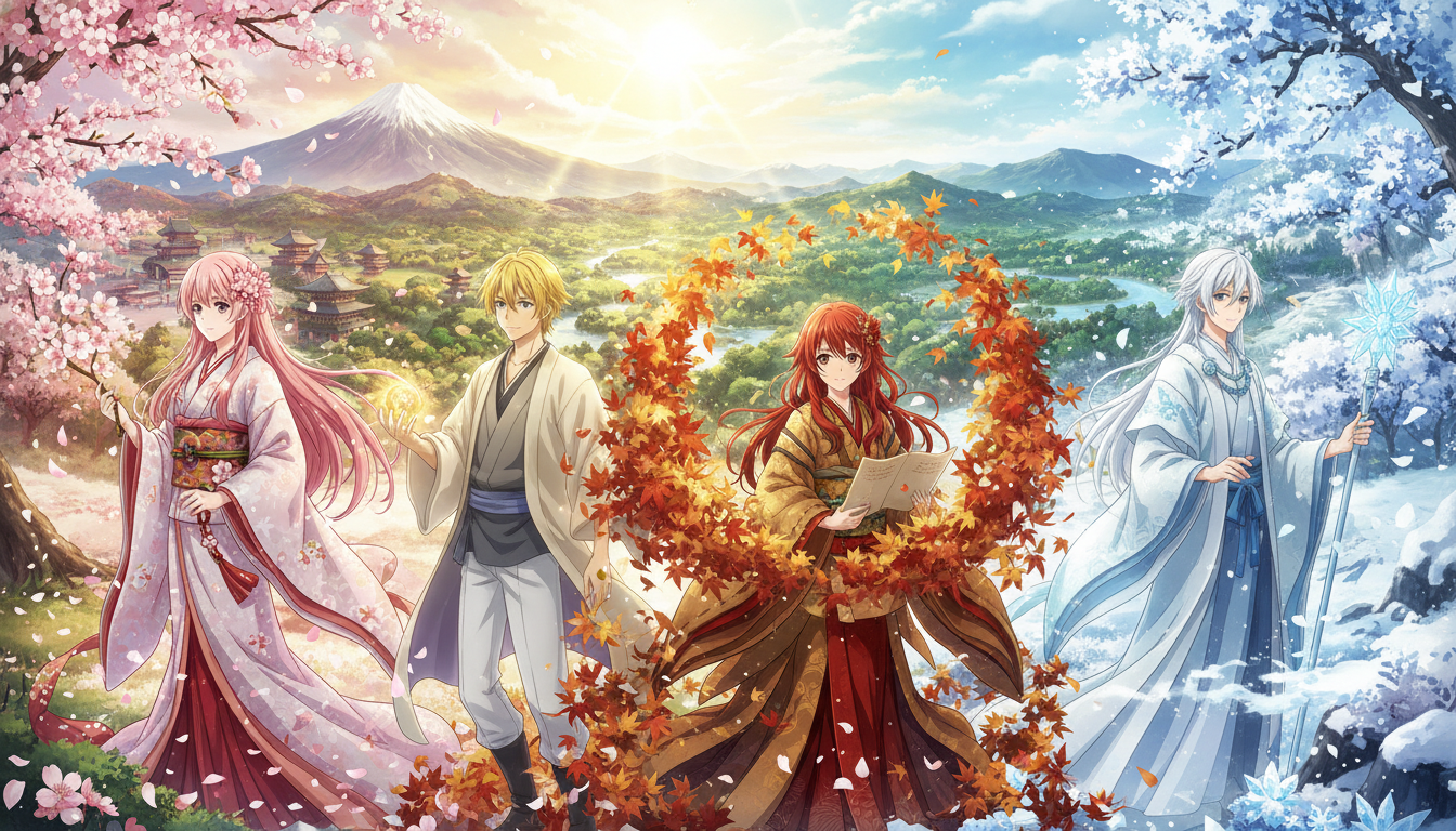 春夏秋冬代行者 春の舞 アニメイメージ