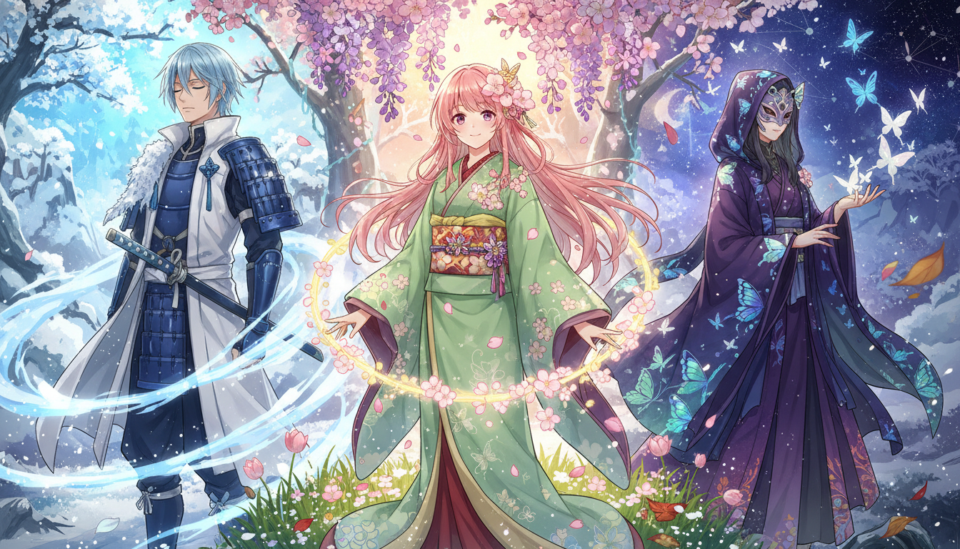 春夏秋冬代行者 キャラクター 雛菊 狼星 凍蝶