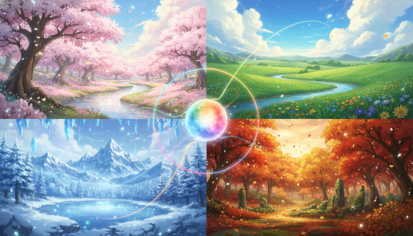 春夏秋冬代行者 世界観 四季の代行者